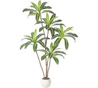 VOGREX 6FT Artificial Dracaena Tree, Artificial Plants Indoor in Green VOGREX Green