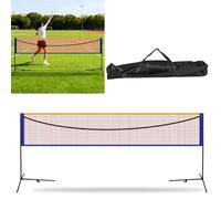 VOGREX 6m Foldable Badminton & Volleyball Net with Stand VOGREX Multicolor