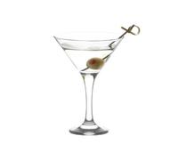 VOGREX 6Pcs Clear Bistro Misket Martini Cocktail Glasses Set VOGREX Clear