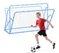 VOGREX 6x4FT Football Rebounder Net, Adjustable Angles in Blue | Size: 0-12 m VOGREX Blue 0-12 m