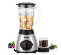 VOGREX 800W Blender Smoothie Maker Ice Crusher Mixer Milk Shake Fruit Juicer Vegetables in Silver VOGREX Silver
