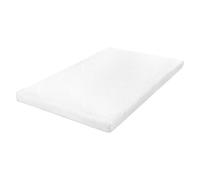 VOGREX Bamboo Gel Memory Foam Double Mattress Topper in White VOGREX White