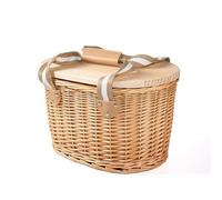 VOGREX BASKET For 2 People with Handles Storage for Outdoor in Brown VOGREX Brown