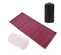 VOGREX Burgundy Sleeping Bag Blanket Polar Fleece Isolation Liner VOGREX Burgundy