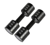 VOGREX Centra Black Metal Adjustable Dumbbells Pair VOGREX Black