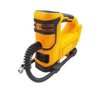 VOGREX Cordless Tyre Inflator Pump 120PSI Car Air Compressor LED 18V in Yellow VOGREX Yellow