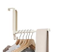 VOGREX Cream White Over The Door Hook Hanger Folding Organizer VOGREX Cream