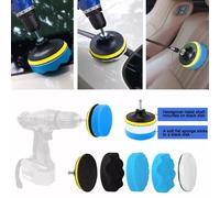 VOGREX Detailing Brush Set Soft Brush Interior Wheel Valet Pro Cleaning Kit in Blue VOGREX Blue