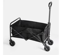 VOGREX Foldable Outdoor Camping Wagon Trolley Cart in Black VOGREX Black