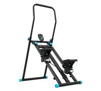 VOGREX Foldable Vertical Stair Stepper Home Fitness Machine in Black VOGREX Black