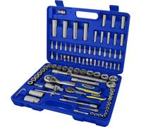 VOGREX Goodyear 94pc Socket & Bit Ratchet Tool Set in Silver VOGREX Silver