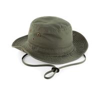 VOGREX Green UPF50 Wide Brim Outback Cowboy Sun Hat With Chin Strap VOGREX Green One Size