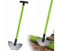 VOGREX Half Moon Lawn Edger, Carbon Steel Garden Grass Knife in Green VOGREX Green