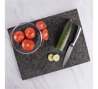 VOGREX Heavy Duty Granite Chopping Board for Kitchen Use in Black VOGREX Black