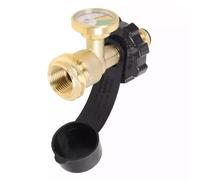 VOGREX High Low Gas Pressure Gauge Level Indicator POL Propane LPG Bottle Cylinder QCC in Gold VOGREX Gold