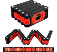 VOGREX Magnetic Level Tool Foldable Level Ruler Precise Protractor in Black VOGREX Black