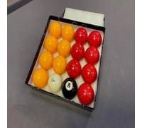 VOGREX Red & Yellow British/ English Pool Ball Set VOGREX Multicolor