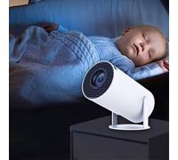 VOGREX Smart 4K 5G Android Projector WiFi BT HDMI for Home Theater in White VOGREX White