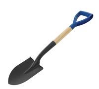 VOGREX Steel Round Head Digging Spade Short Handle Heavy Duty Trench Shovel VOGREX Multicolor