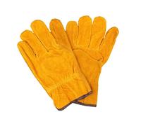 VOGREX WELDING GLOVES SHORT CUFF TIG MIG GAUNTLET LEATHER in Yellow VOGREX Yellow