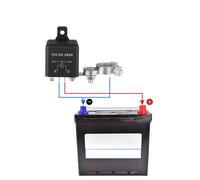 VOGREX Wireless Remote Car Battery Disconnect Relay Master in Black VOGREX Black