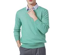 Vogrtcc Men's Sweaters Cashmere Blend Knitting V-Neck Pullovers Wool Knitwear Jumpers Clothes