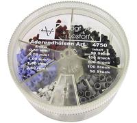 Vogt 737009 Ferrule Set 230 pieces Copper Wire End Sleeves Uninsulated