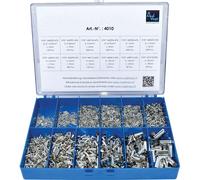 Vogt Verbindungstechnik 4025 Wire End Bushes Assortment 0.50 mm² 4 mm² White, Grey, Red, Black, Blue