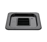 Vogue Polycarbonate 1/6 Gastronorm Lid Black - [U478]