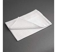 Vogue 100% Cotton Thick and Absorbent Honeycomb Weave White Tea Towel Cloths, Pack of 10, Size: 762(W) x 508(D)mm / 30 x 20 inch, Machine Washable | CC598