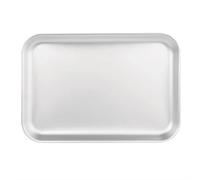 Vogue Aluminium Baking Tray 319 x 217 x 21mm, Aluminium Colour