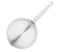 Vogue Aluminium Fry Pan - 240mm 9 1/2" | Flared lip allows drip-free pouring. Sturdy, secure handle ensures safe handling in busy commercial kitchens.