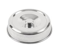 Vogue E893 Aluminium Plate Cover, 8" Diameter, Silver
