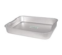 Vogue Aluminium Roasting Dish 61 cm, Grey, Size: 70(H) x 610(W) x 455(D)mm, High Sides to Reduce Spillages & Lock in Flavour, Professional & Home Kitchen Use, K427