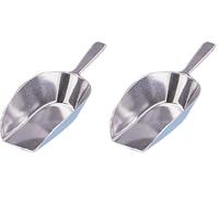 Vogue Aluminium Serving Scoop 130ml - Multipurpose Scooper for Kitchen, Bar, Party, Wedding J812 (Pack of 2)