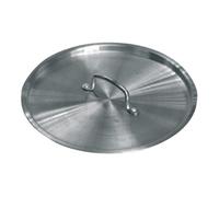 Vogue Stock Pot Lid 37 cm, Aluminium, Compatible with Stock Pot S353 (Sold Separately), S361, Silver
