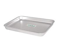 Vogue 12864 Aluminium Bakewell Pan 370X265mm Heavy Duty Baking Commercial,Silver
