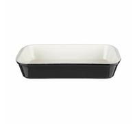 Vogue Black Cast Iron Roasting Dish Rust Proof Induction Safe Durable - 4 Litres