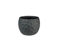 Vogue Black Honeycomb Indoor Plant Pot - Ceramic. (H11 X W14 Cm)