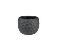 Vogue Black Honeycomb Indoor Plant Pot - Ceramic. Small (H9 X W12 Cm)
