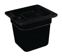 Vogue Black Polycarbonate - GN 1/6 65mm