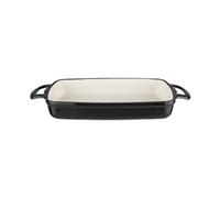 Vogue Black Rectangular Cast Iron Dish 1.8Ltr - [GH323]