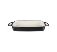 Vogue Black Rectangular Cast Iron Dish 1.8Ltr - GH323