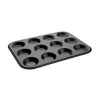 Vogue Carbon Steel Non-Stick Mini Muffin Tray 12 Cup - [GD013]