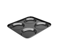 Vogue Carbon Steel Non-Stick Yorkshire Pudding Tray 4 Cup