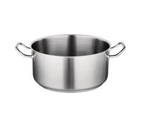 Vogue Casserole Pan 28 cm/7.5 Litre, Stainless Steel, Induction Compatible Casserole Pan, Suitable for all Cooking Surfaces, Compatible Lid: M951 (Sold Separately), T177
