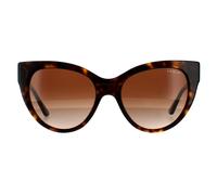 Vogue Cat Eye Womens Black Grey Gradient Sunglasses - One Size