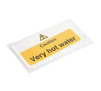 Vogue Caution Very Hot Water Sign