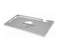 Vogue CB171 Stainless Steel 1/2 Gastronorm Notched Lid