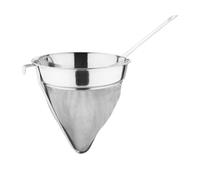 Vogue E819 Premium Chinois 25.2 cm | Stainless Steel Professional Conical Sieve Strainer, Silver